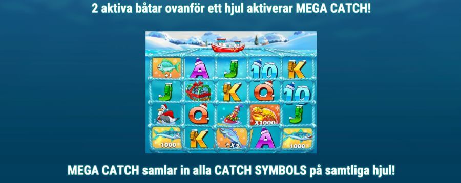 Mega Catch funktionen i Boat Bonanza Christmas