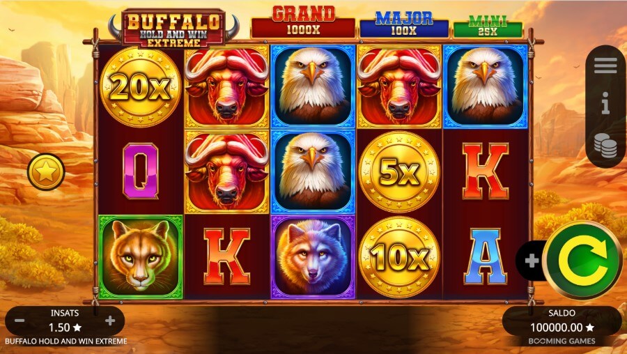 Buffalo Hold and Win Extreme slot