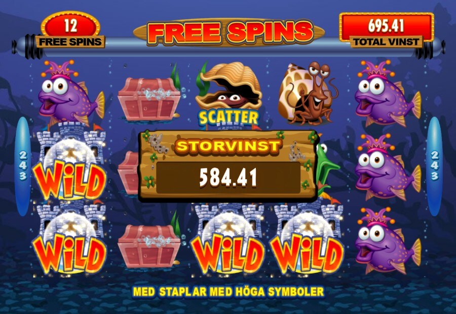 Fish Party slot free spins-läget