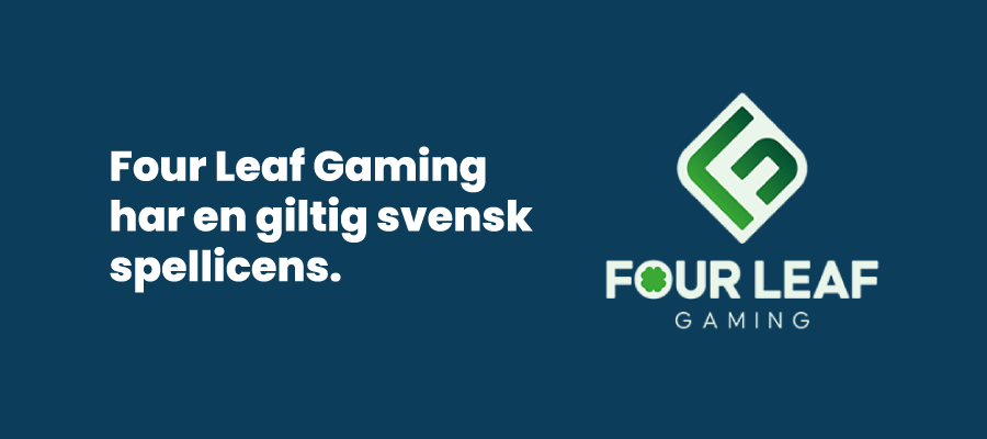 Four Leaf Gaming har svensk licens