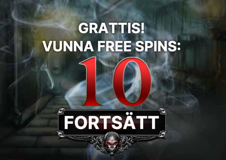 Free spins bonus - 10 stycken i Blood Suckers