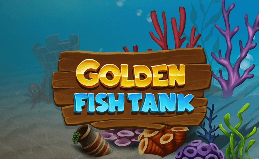 Golden Fish tank slot, logo. 