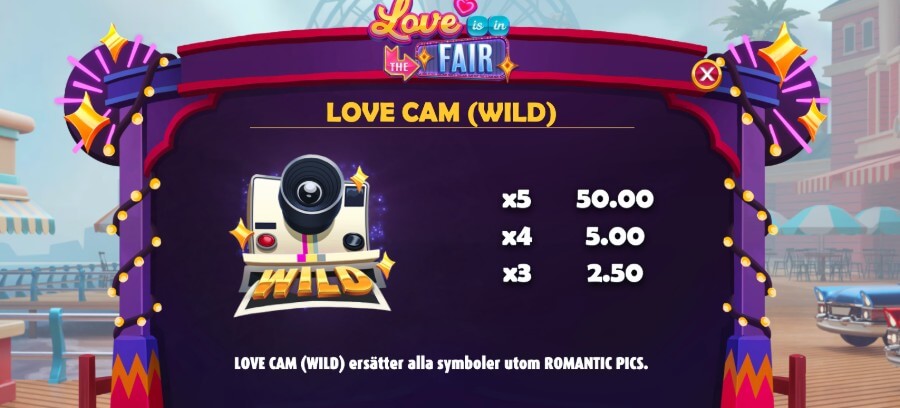 Wild-symboler i Love is in the Fair