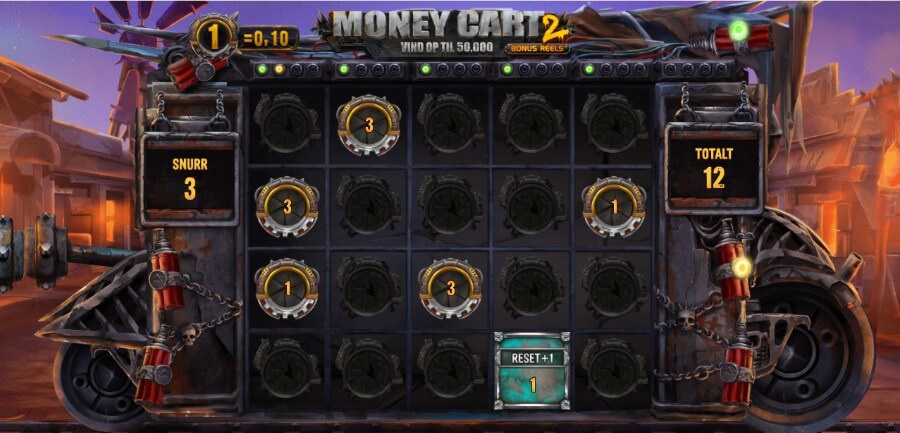 Spelplan från Money Cart 2.