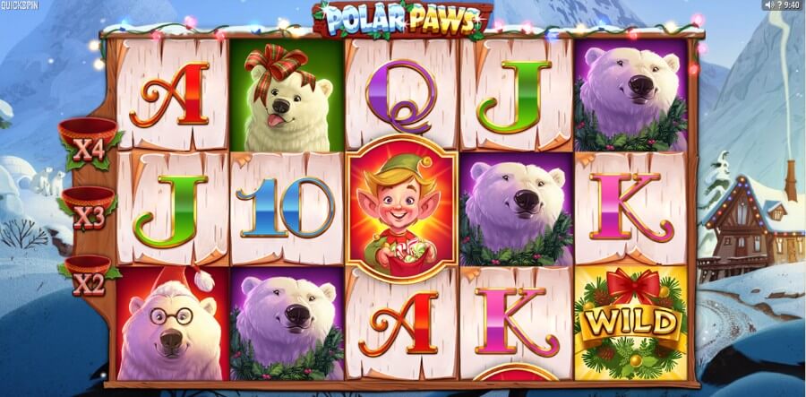 Spelplan från Polar Paws.