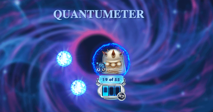 Quantumeter i Reactoonz 2 slot