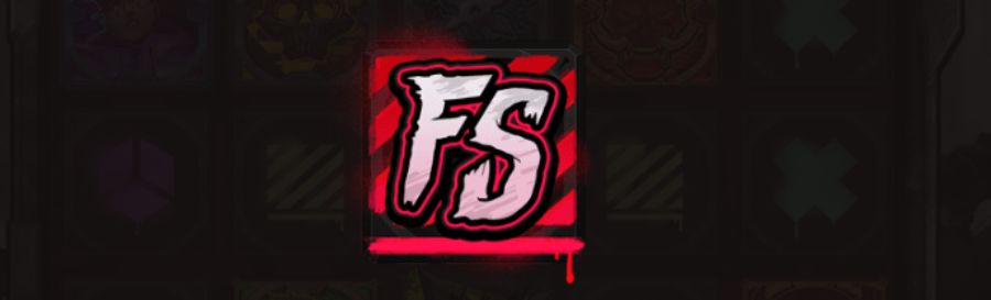 Scattersymbol från Slayer Inc i form av bokstäverna FS.