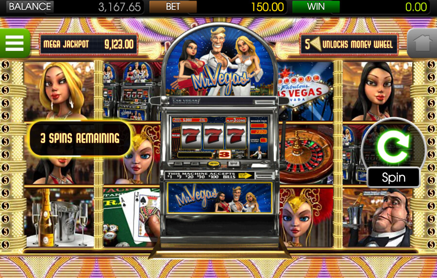 Spelautomat-funktion Mr Vegas slot