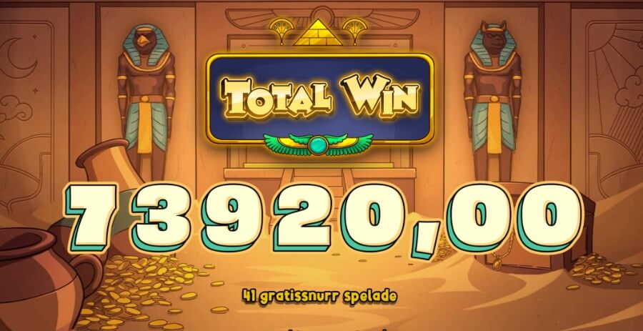 Storvinst i Le Pharaoh slot