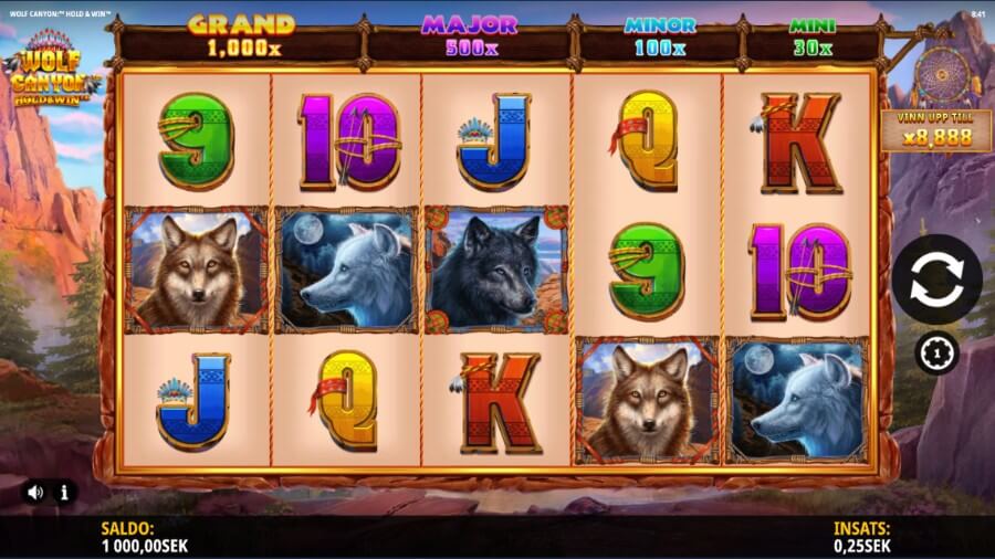 Wolf Canyon slot - iSoftbet